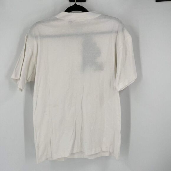 Vintage Disney Mickey Inc Mickey Mouse Short Sleeve Henley Shirt White Size S/M - Picture 5 of 8